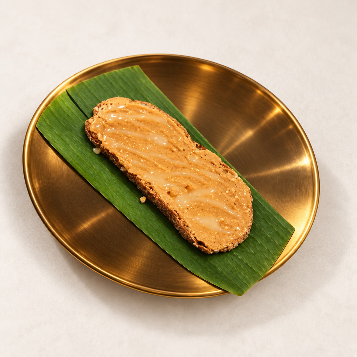 Peanut Butter Toast w Condensed Milk